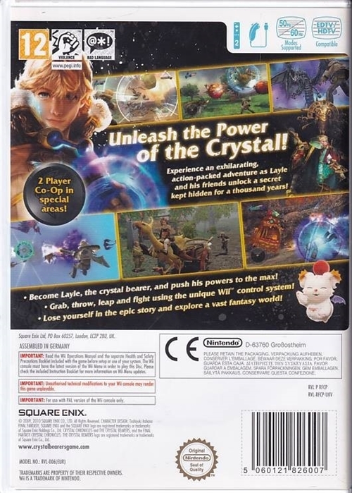 Final Fantasy Crystal Chronicles The Crystal Bearers - Wii (B Grade) (Genbrug)